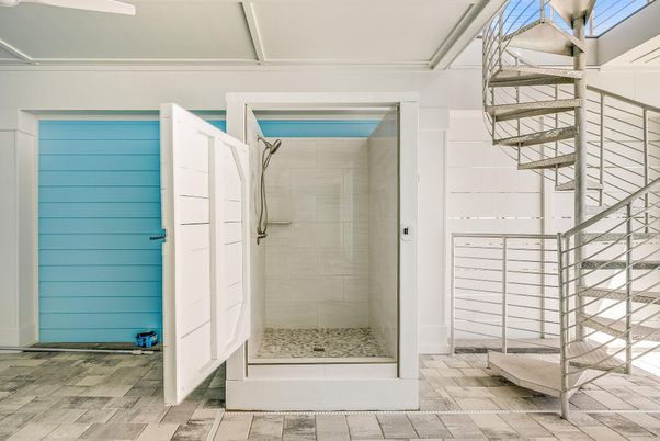 Bathroom, Glass Shower, Interior