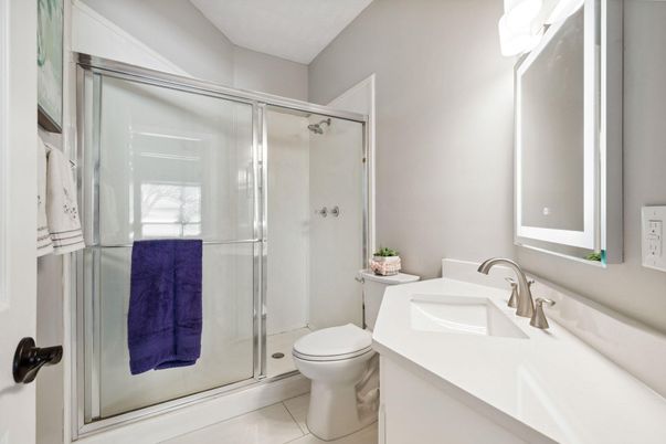 Bathroom, Glass Shower, Interior