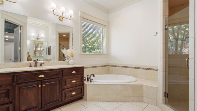 Bathroom, Glass Shower, Interior