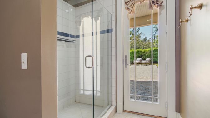 Bathroom, Glass Shower, Interior