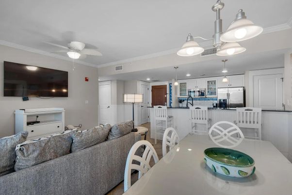 Dining room, Interior, Kitchen, Living room, Pendant Lights