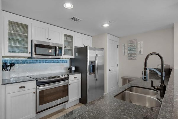 Interior, Kitchen, Recessed Lighting, Stainless Steel Appliances