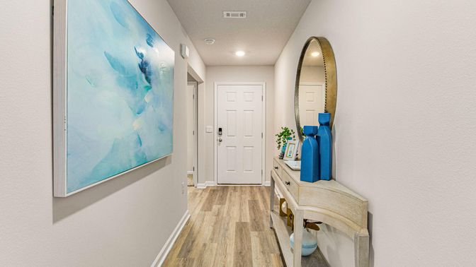 Interior, Recessed Lighting, Wood Texture Flooring