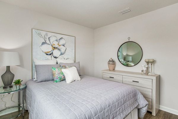 Bedroom, Interior, Wood Texture Flooring
