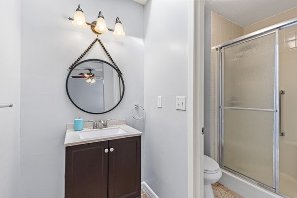 Bathroom, Glass Shower, Interior