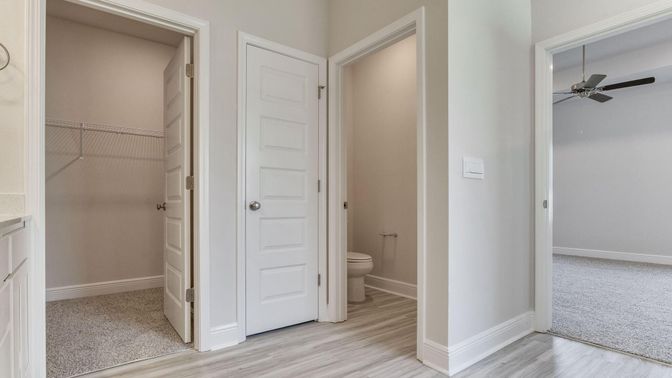 Bathroom, Interior, Wood Texture Flooring