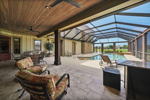 Glass Ceilings, Interior, Pool, Recessed Lighting, Sun Room