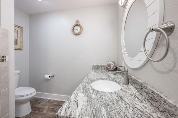 Bathroom, Interior, Wood Texture Flooring