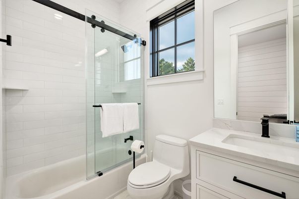 Bathroom, Glass Shower, Interior