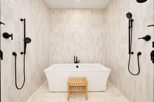 Bathroom, Free Standing Baths, Interior, Recessed Lighting