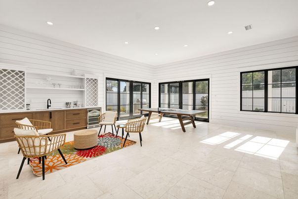 Game Room, Interior, Recessed Lighting