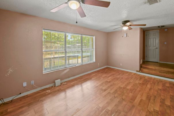 Empty room, Interior, Wood Texture Flooring