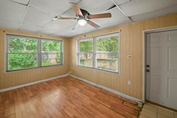 Empty room, Interior, Wood Texture Flooring