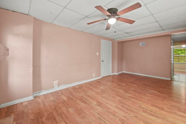 Empty room, Interior, Wood Texture Flooring