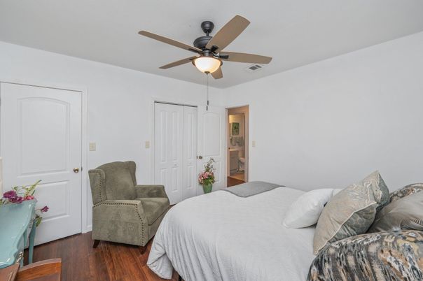 Bedroom, Interior, Wood Texture Flooring