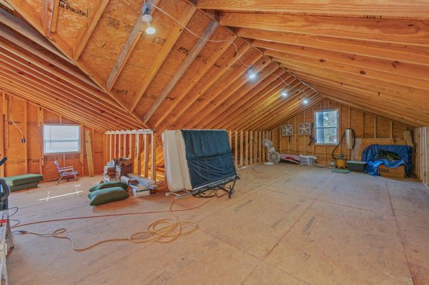 Empty room, Interior, Wooden Beams, Wooden Ceilings, Wooden Walls