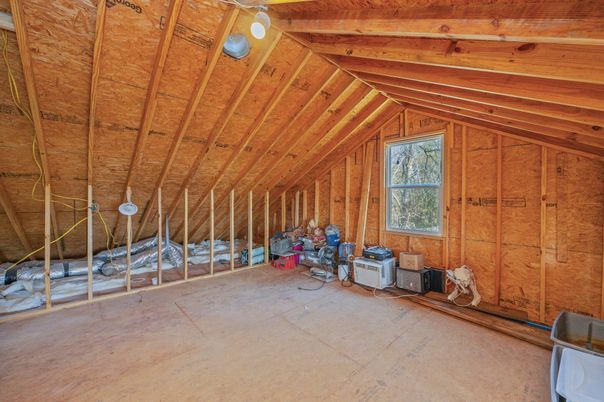 Empty room, Interior, Wooden Beams, Wooden Ceilings, Wooden Walls