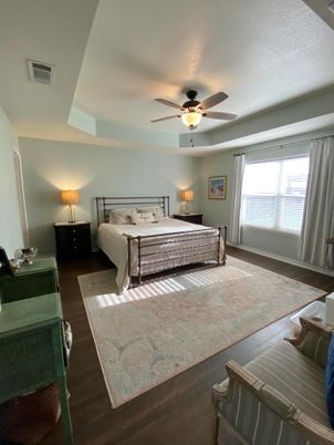 Bedroom, Interior, Wood Texture Flooring
