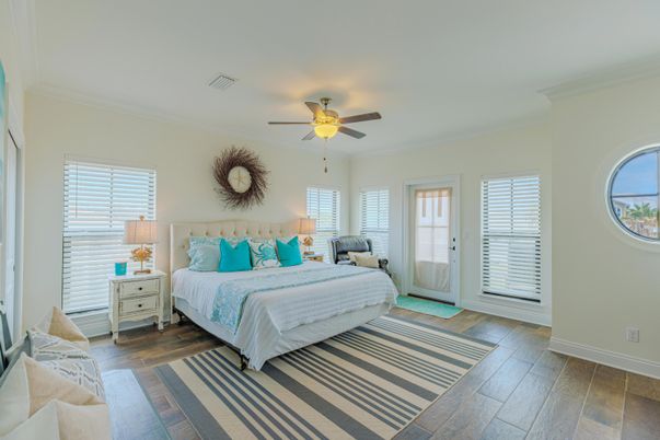 Bedroom, Interior, Wood Texture Flooring