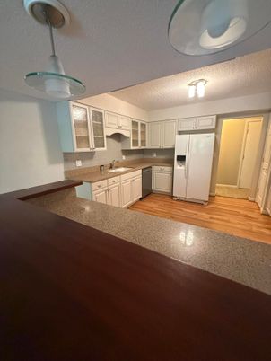 Interior, Kitchen, Wood Texture Flooring