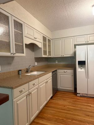 Interior, Kitchen, Wood Texture Flooring