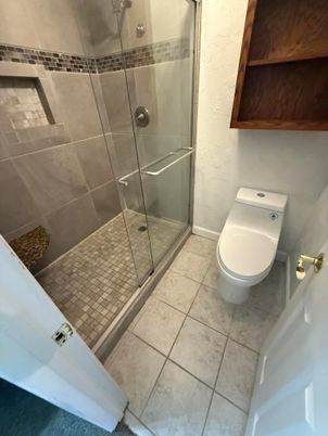 Bathroom, Glass Shower, Interior
