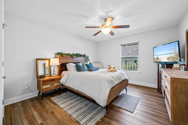Bedroom, Interior, Wood Texture Flooring