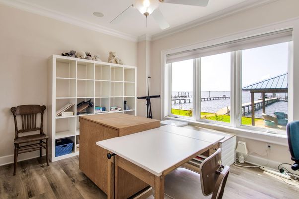 Home Office, Interior, Water, Wood Texture Flooring