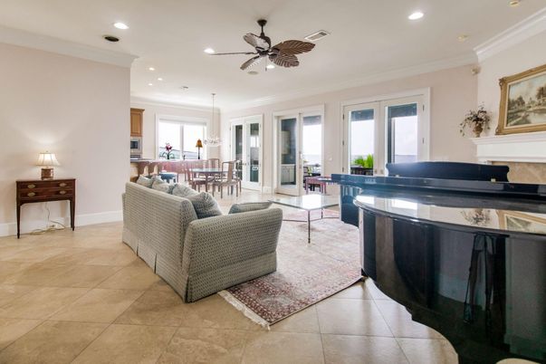 Dining room, Fireplace, Interior, Kitchen, Living room, Recessed Lighting