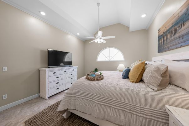Bedroom, Interior, Recessed Lighting