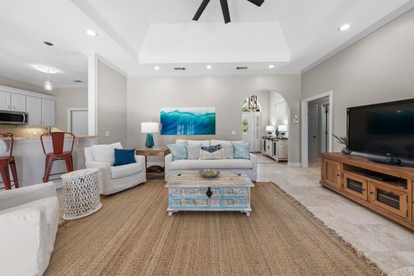 Interior, Kitchen, Living room, Pendant Lights, Recessed Lighting