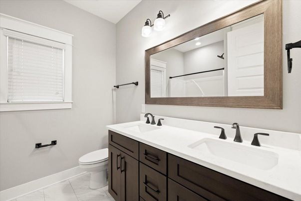 Bathroom, Dual Sink Vanities, Interior, Marble