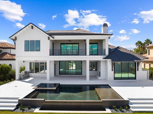 Exterior, Facade, Spanish Mediterranean