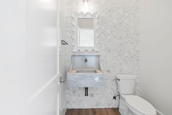 Bathroom, Interior, Wood Texture Flooring