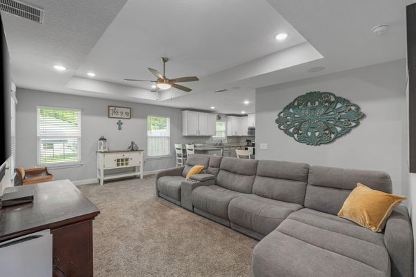 Interior, Kitchen, Living room, Recessed Lighting