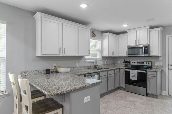 Interior, Kitchen, Recessed Lighting, Stainless Steel Appliances
