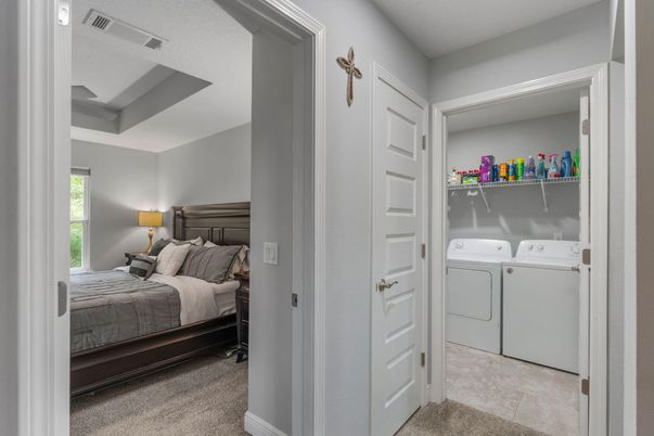 Bedroom, Interior, Utility Closets, Washer
