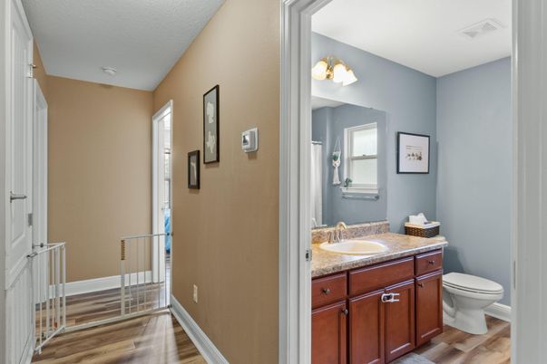 Bathroom, Interior, Wood Texture Flooring