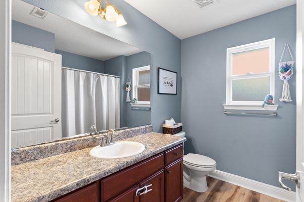 Bathroom, Interior, Wood Texture Flooring