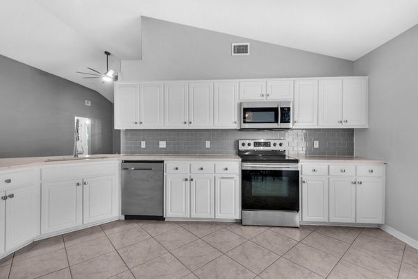Interior, Kitchen, Stainless Steel Appliances