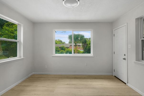 Empty room, Interior, Wood Texture Flooring