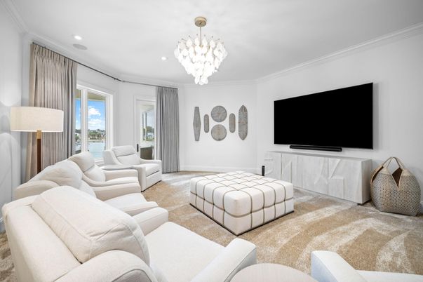 Chandelier, Interior, Living room, Recessed Lighting