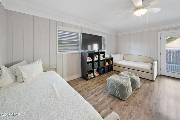 Bedroom, Interior, Wood Texture Flooring