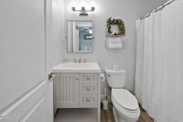 Bathroom, Interior, Wood Texture Flooring