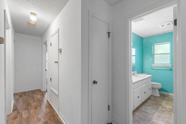 Bathroom, Interior, Wood Texture Flooring