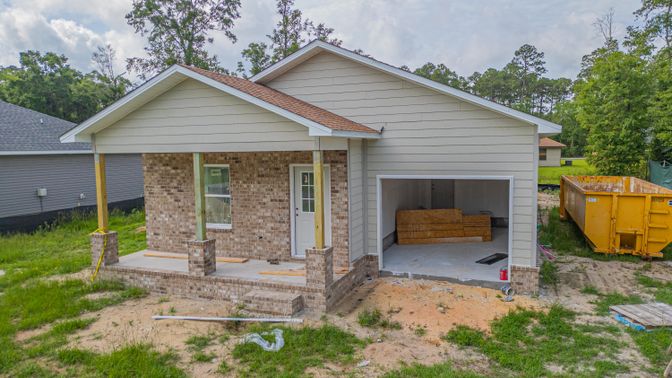Attached, Exterior, Facade, Brick Facade, Ranch