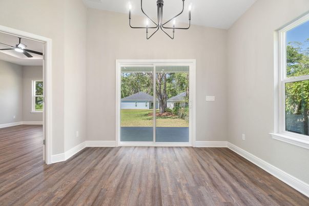 Chandelier, Empty room, Interior, Wood Texture Flooring