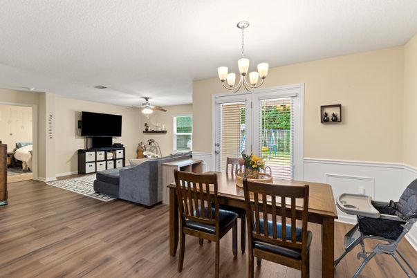 Chandelier, Dining room, Interior, Living room, Wood Texture Flooring