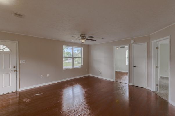 Empty room, Interior, Wood Texture Flooring