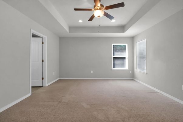 Empty room, Interior, Recessed Lighting